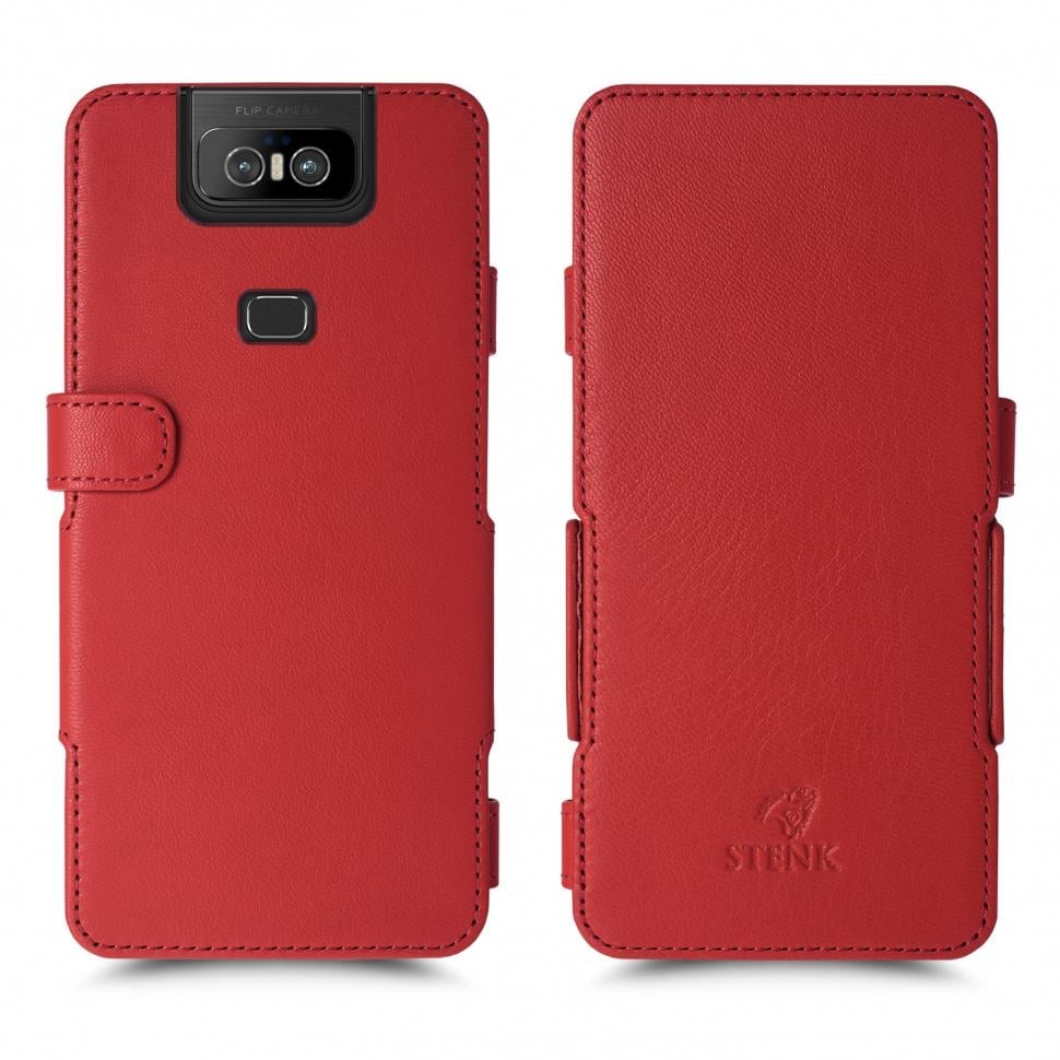 Чехол книжка Stenk Prime для ASUS ZenFone 6 (ZS630KL) Красный (66569)