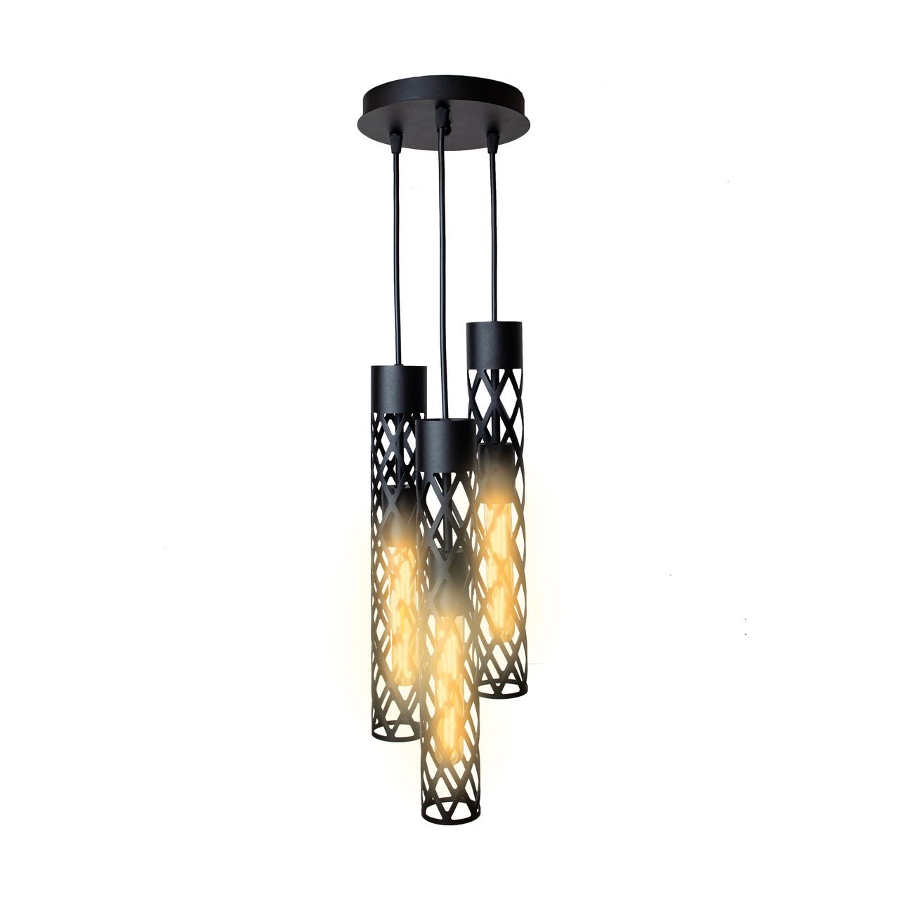 Светильник подвесной MSK ELECTRIC Flow NL 6041-3R BK (2259362546)