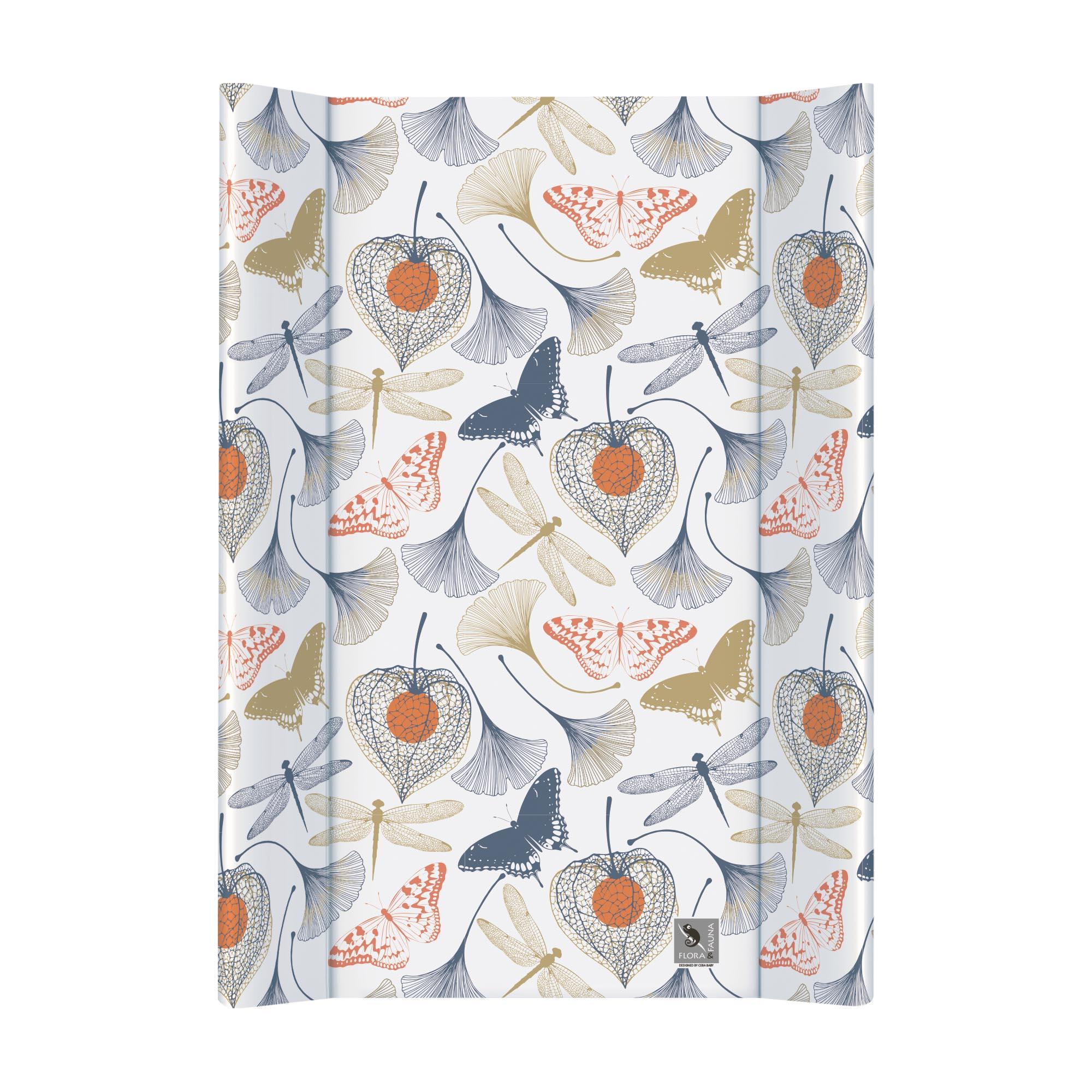 Пеленальна дошка Ceba Baby 70x50 см на ліжечко 120x60 см Flora & Fauna Gingo