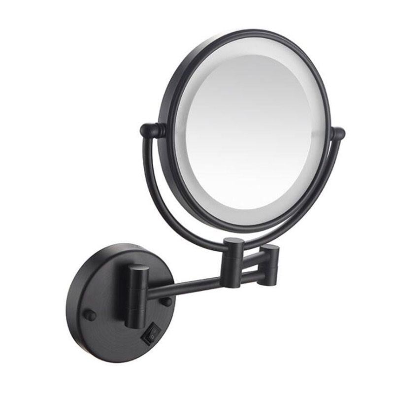 Зеркало косметическое Art design с подсветкой 20 см Бронзовый