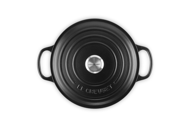 Каструля Le Creuset Signature 3,3 л з кришкою матова Чорний (21177220002430) - фото 4