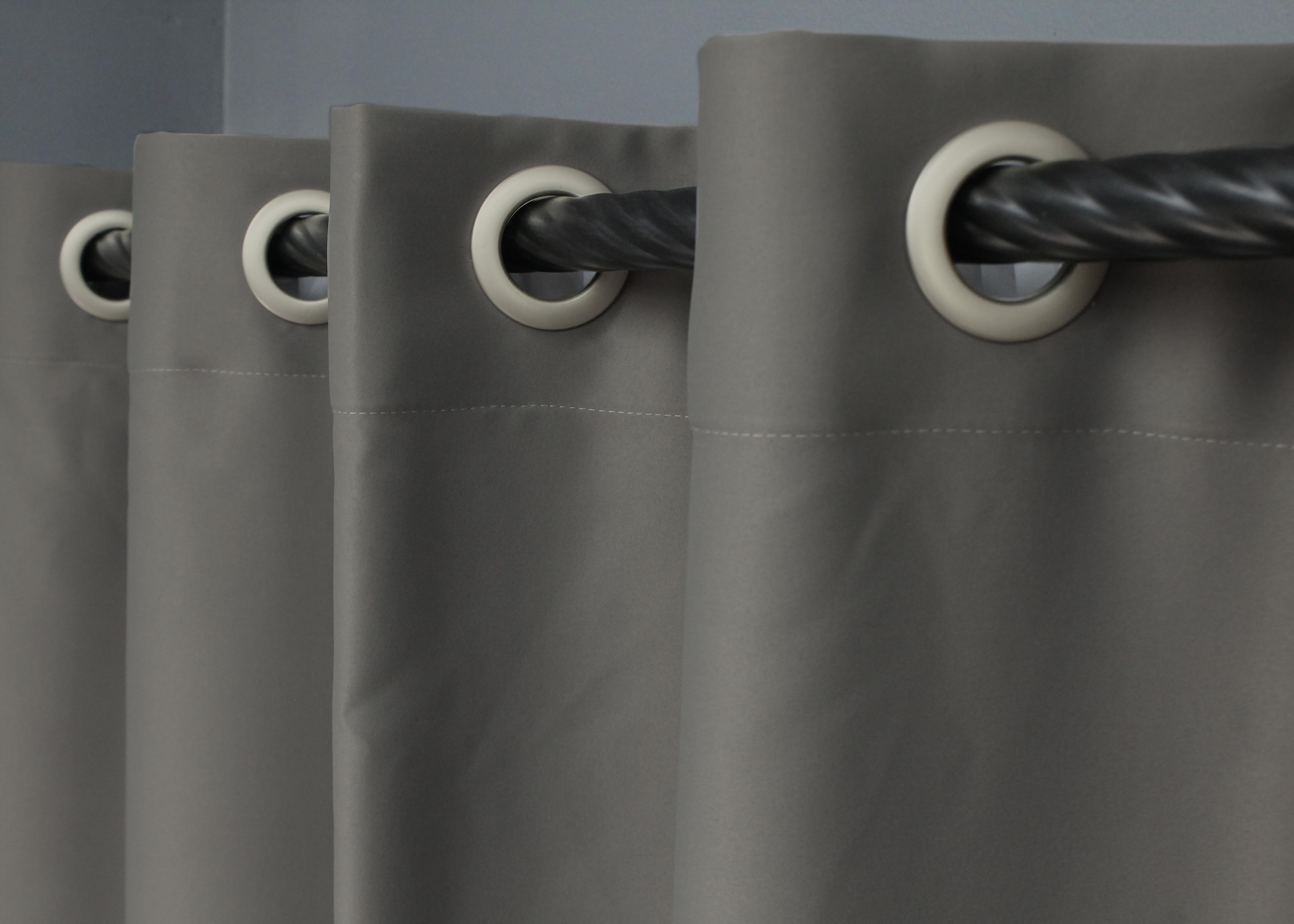 Комплект штор на люверсах VR-Textil Midnight №1228ш микровелюр 150х270 см 2 шт. Серый (37-0137) - фото 6 Комплект штор на люверсах VR-Textil Midnight №1228ш микровелюр 150х270 см 2 шт. Серый (37-0137) - фото 6