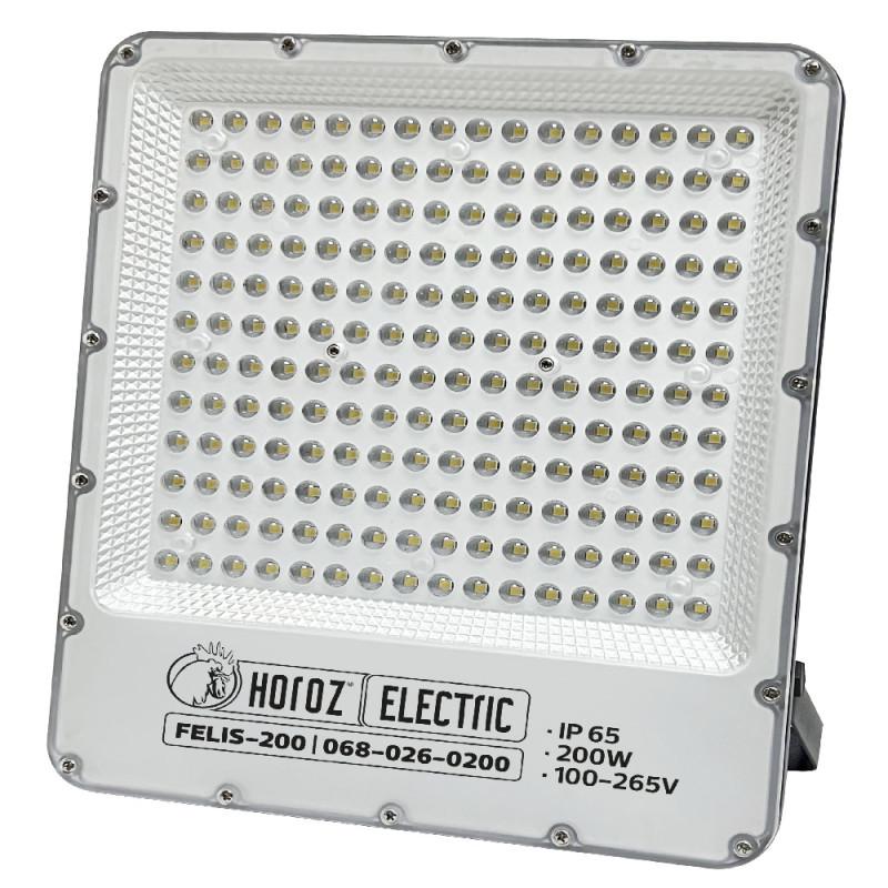 Прожектор HOROZ ELECTRIC світлодіодний FELIS-200 200W 6400K Чорний (068-026-0200-010)