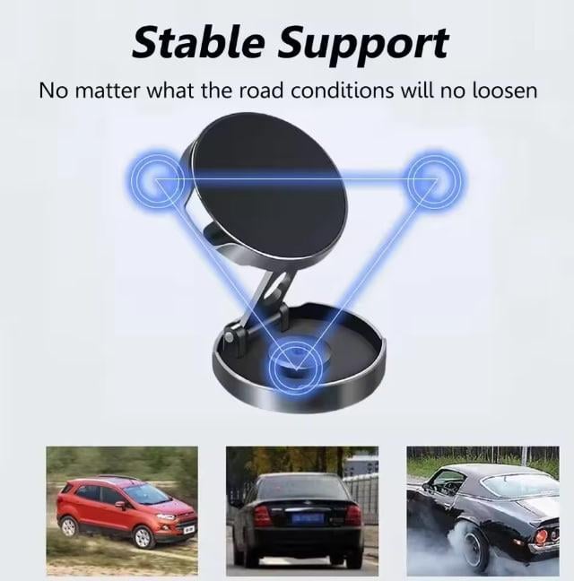 Тримач для телефону в авто магнітний круглий (790) - фото 4 Тримач для телефону в авто магнітний круглий (790) - фото 4