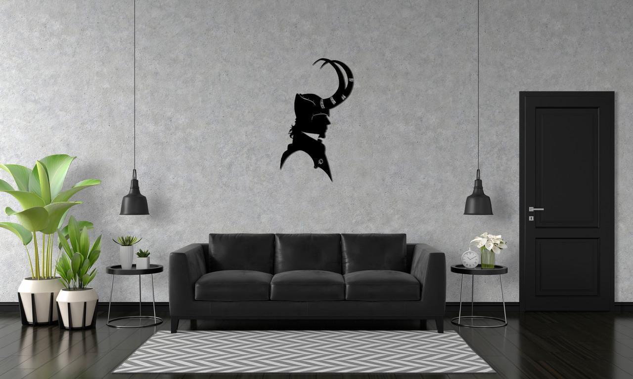 Декоративное панно на стену Upwood Decor Loki 42,5х25 см Black (1524960722)