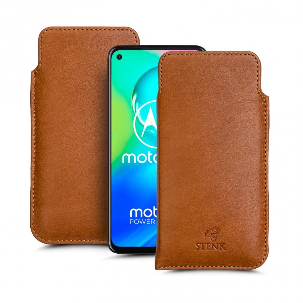 Футляр Stenk Elegance для Motorola Moto G8 Power Camel (66033)