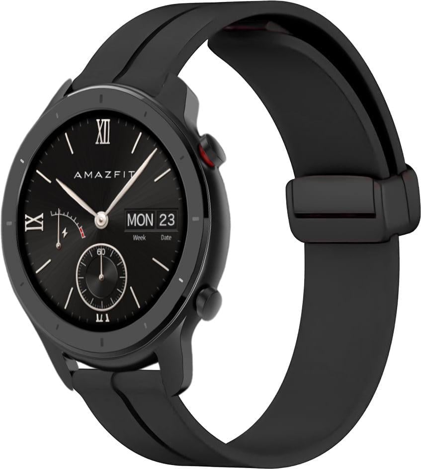 Ремешок для смарт-часов Rysta для Amazfit GTR 42 мм Black (41650-2B)