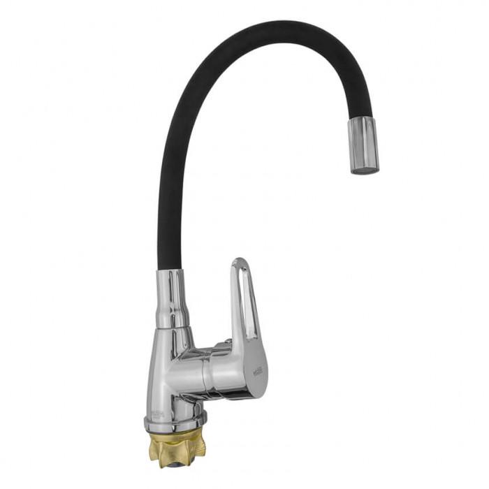 Смеситель для кухни Wezer SOP4-R045 BLACK 1036593 с гибким изливом Черный (102427) Смеситель для кухни Wezer SOP4-R045 BLACK 1036593 с гибким изливом Черный (102427)