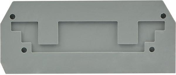 Пластина боковая для наборных клемм АСКО-Укрем JHN1-6 Cерый (A0130030010)