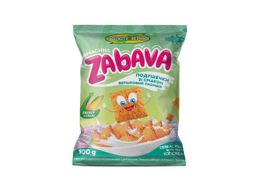 Подушечки Золотое Зерно Вкусная забава Сливочный пломбир 100 г (865673)