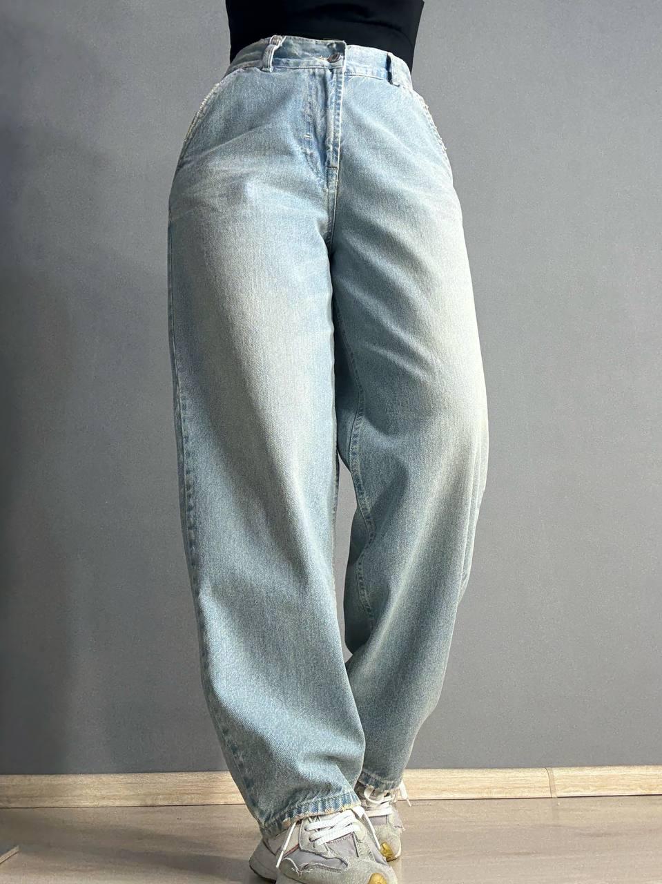 Джинси жіночі Its Basic 3097 SKATER jeans широкі косі кишені р. 36 Блакитний (1727) - фото 6 Джинси жіночі Its Basic 3097 SKATER jeans широкі косі кишені р. 36 Блакитний (1727) - фото 6