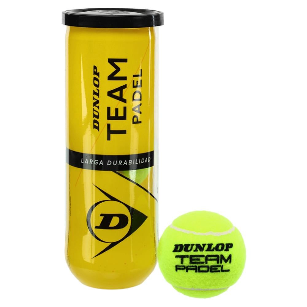 М'ячі для падел тенісу Dunlop TEAM PADEL 3PET (601553)