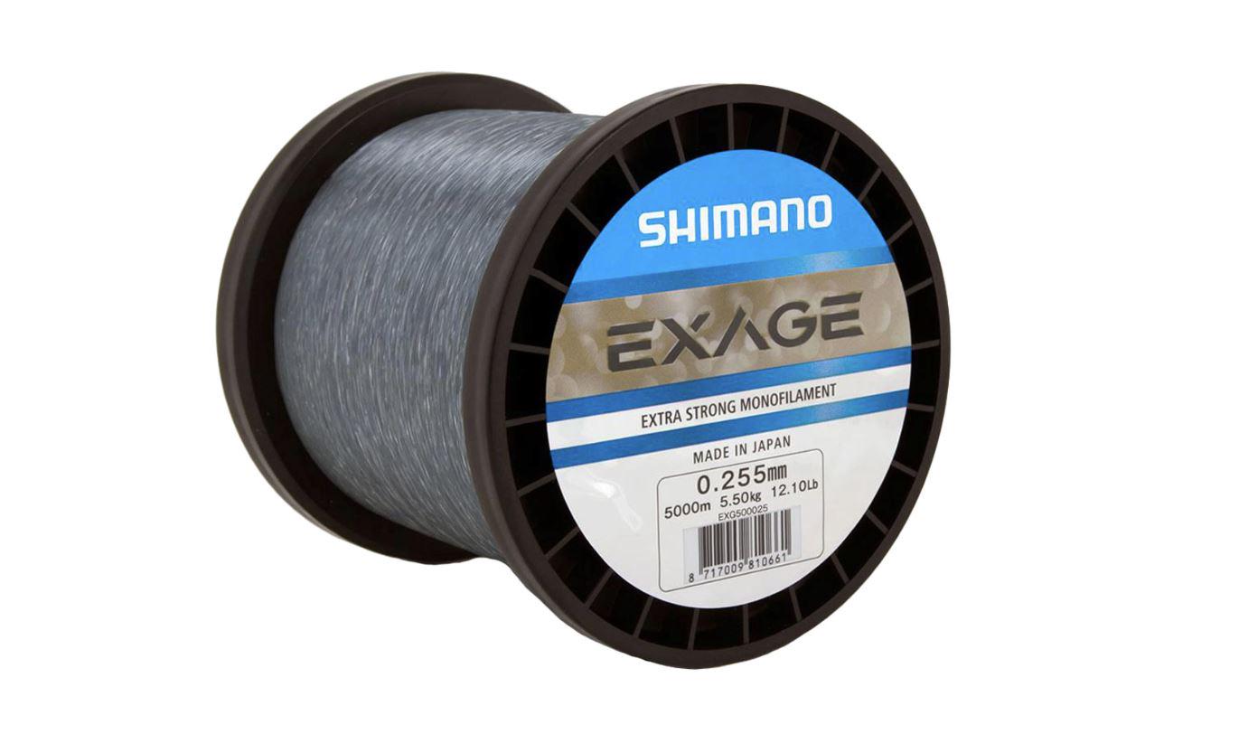 Леска Shimano Exage 5000 м 0,205 мм 3,40 кг Серый (1013-2266.31.77)