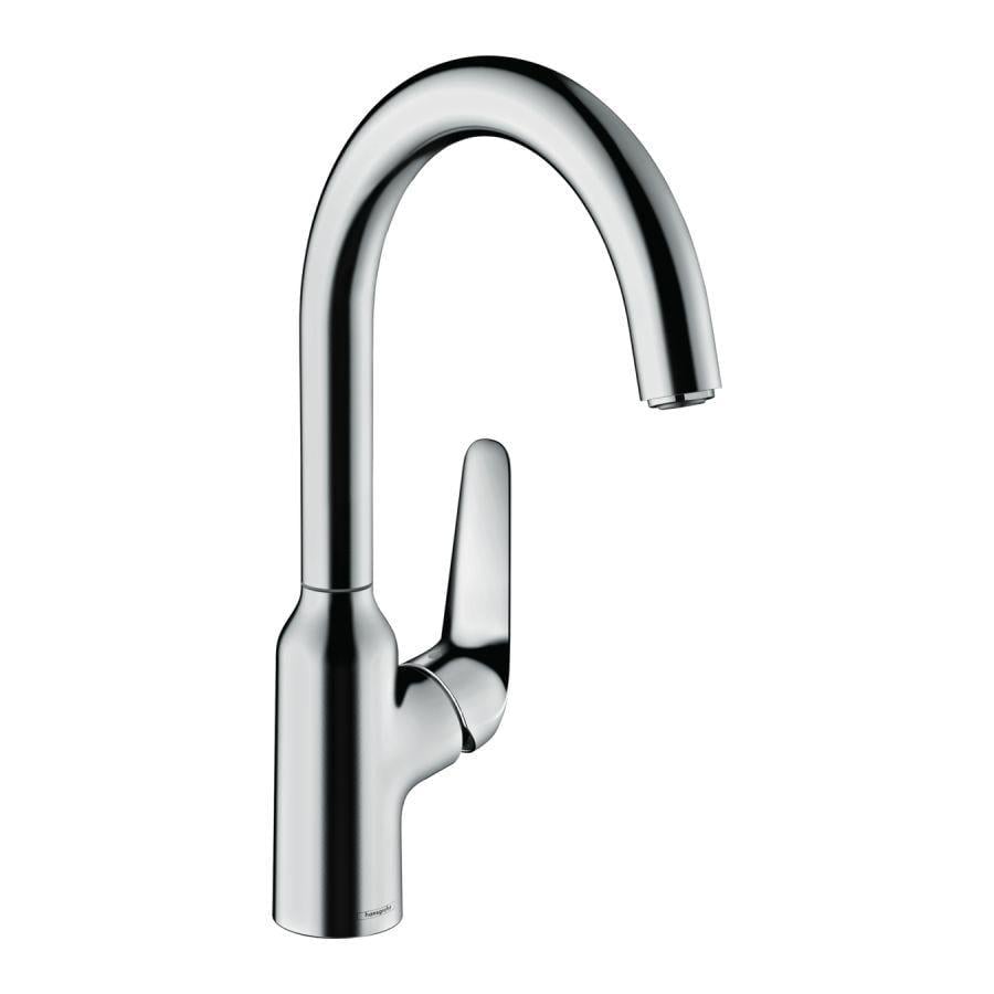Смеситель кухонный Hansgrohe M421-H220 однорычажный Хром (37460634)
