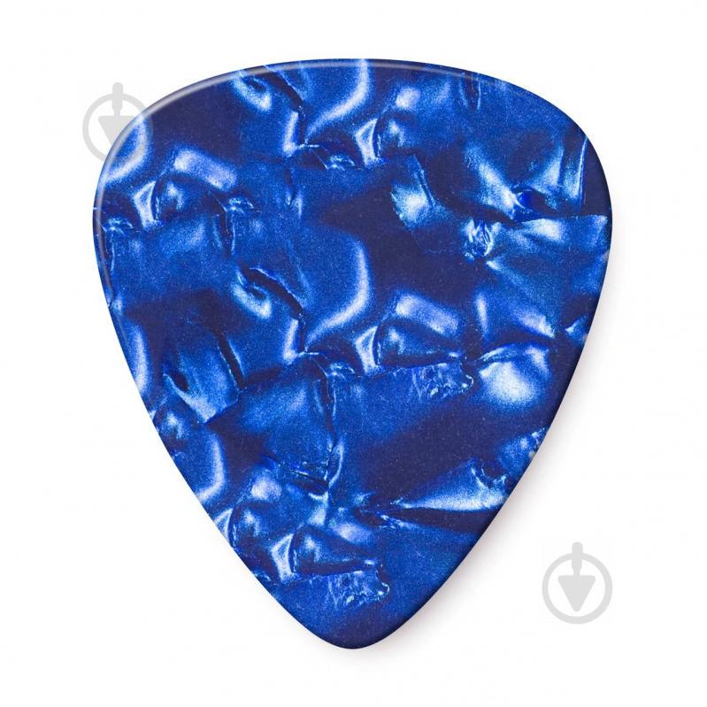 Медиаторы Dunlop 483P10MD Genuine Celluloid Classic Blue Pearloid Medium Player's Pack (12 шт.) - фото 3