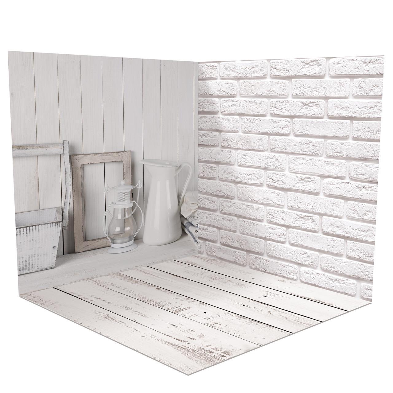 ᐉ Фотофон виниловый угловой 100x100 см Frontlit 450 г/м2 №58054 ...