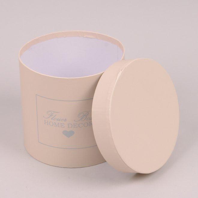 Комплект коробок для квітів Flora 2 шт. Пудровий (39914) - фото 2 Комплект коробок для квітів Flora 2 шт. Пудровий (39914) - фото 2