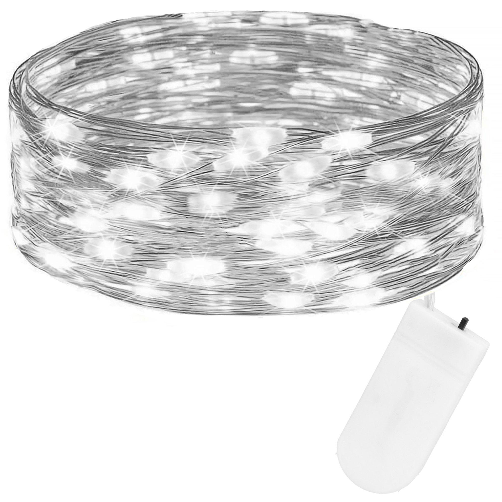 Гірлянда на батарейках Springos 10 LED 1 м Cold white (CL4026) - фото 5 Гірлянда на батарейках Springos 10 LED 1 м Cold white (CL4026) - фото 5