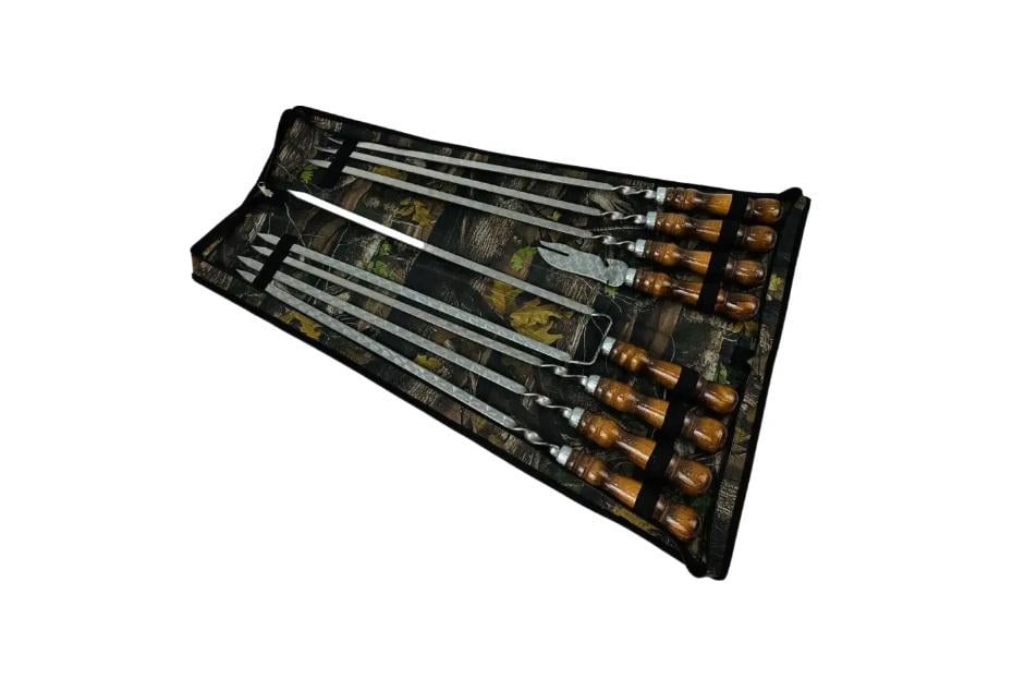 Набір шампурів в чохлі Кізляр 6 шт. (21-10-nb-2273)