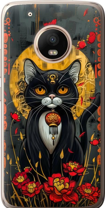 Чехол на Motorola Moto G5 PLUS China Cat (6134u-1038-42517)