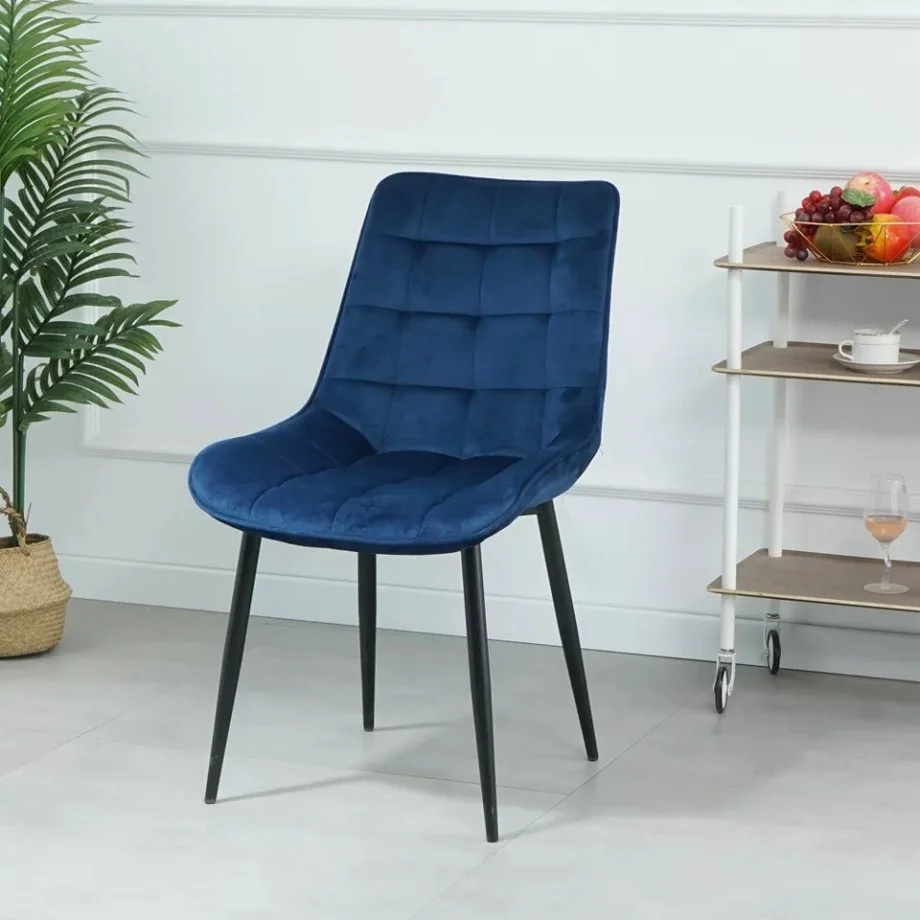 Стілець Intarsio Charlie Синій (CHARLIECDBL86) - фото 3 Стілець Intarsio Charlie Синій (CHARLIECDBL86) - фото 3