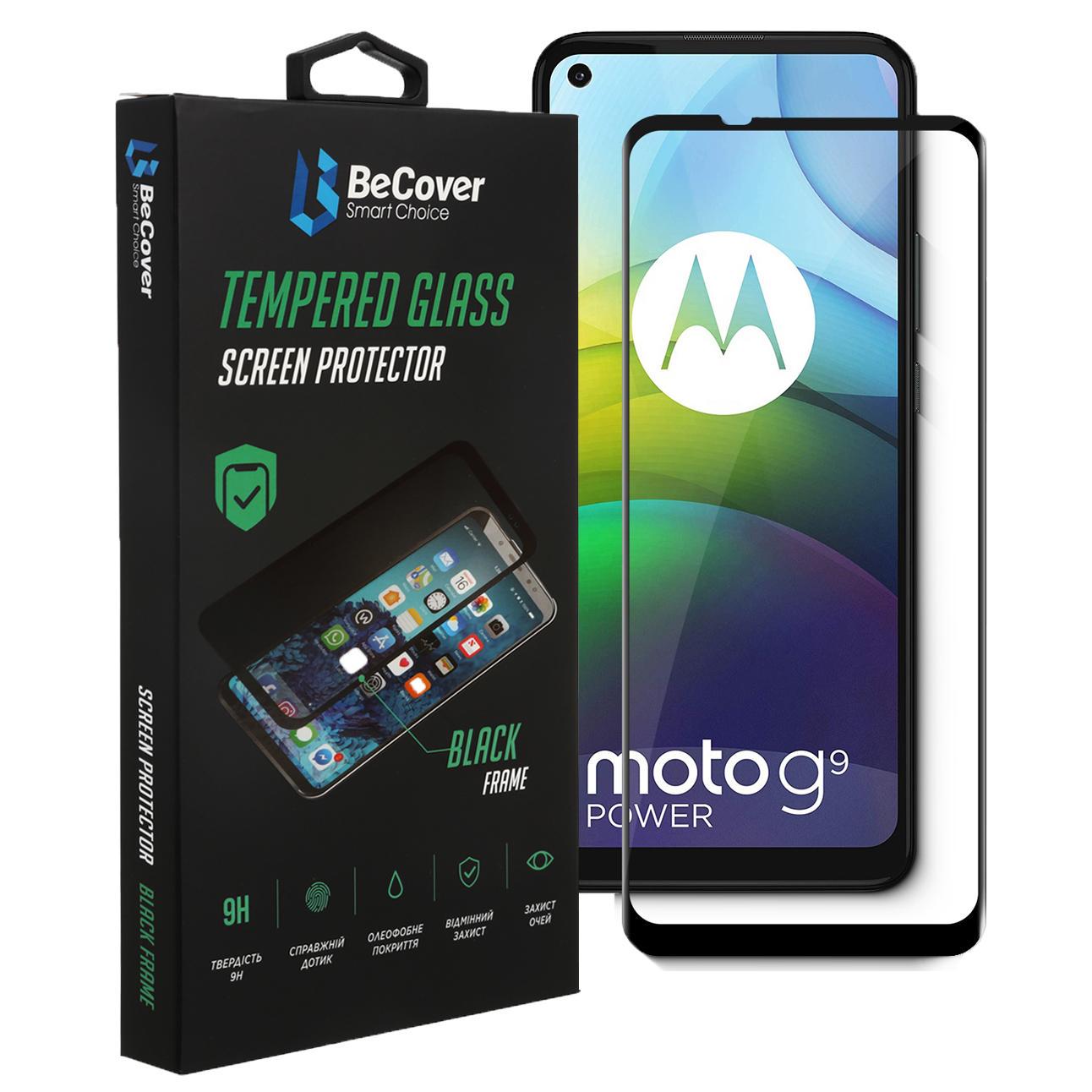 Захисне скло BeCover для Motorola Moto G9 Power Black (706085)