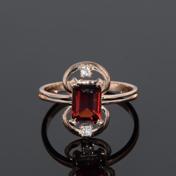 Кільце з червоного золота з гранатом (2248134939)