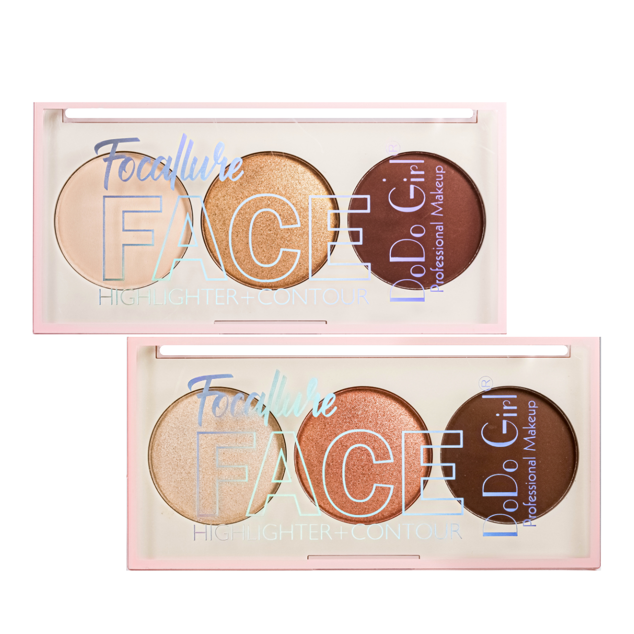 Набор для макияжа хайлайтеры и контур DoDo Girl D4159 № В 2 шт.