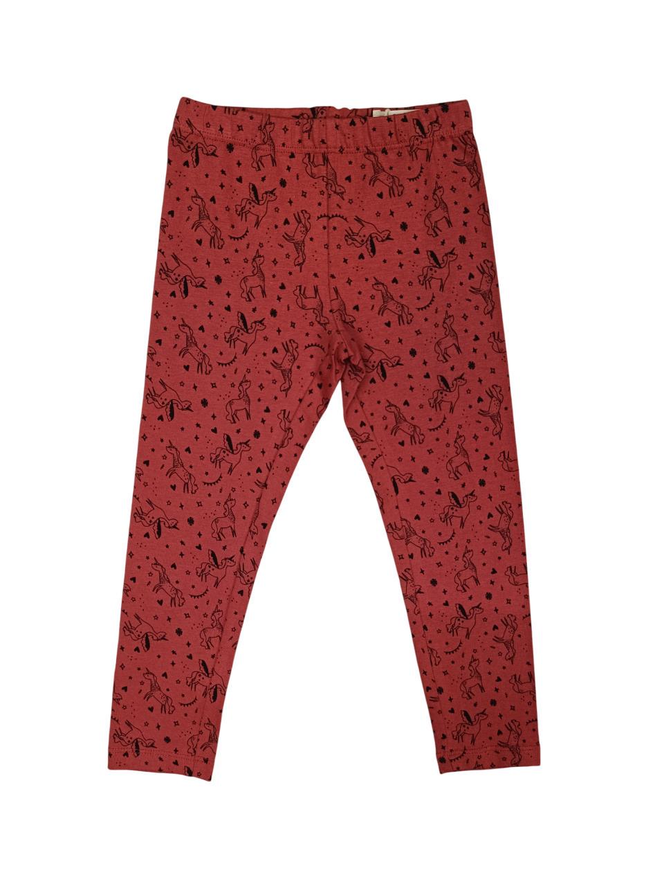 Лосини дитячі для дівчинки OVS 104 см Бордовий (0538)