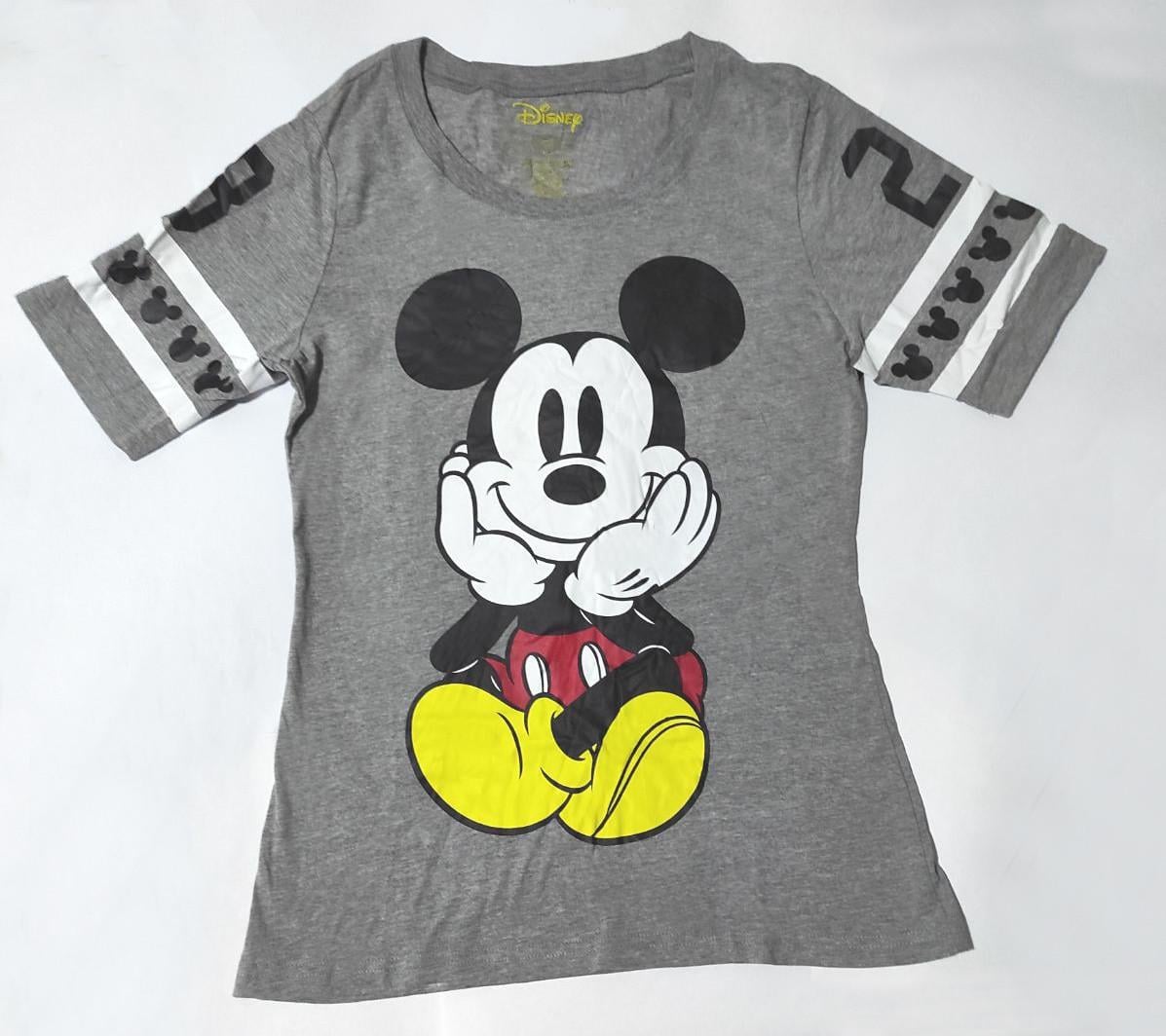 Футболка женская бейсбольная Disney Мики Маус S Серый (K3-117-1656-S)