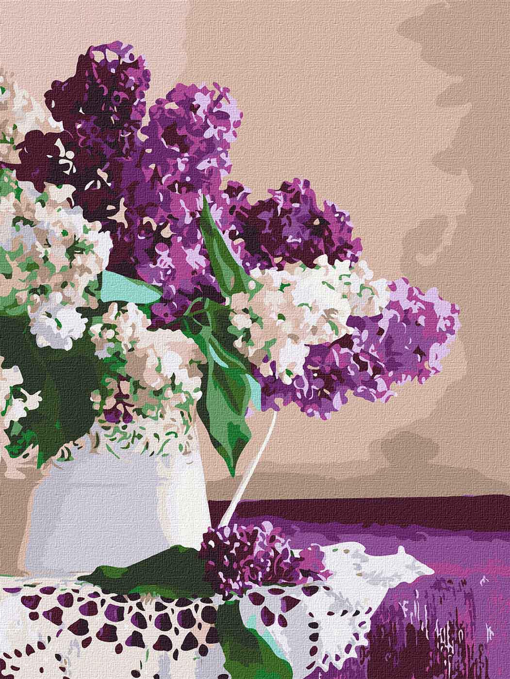 Картина по номерам Идейка Утро цвета сирени Ira Volkova KHO3173 холст на подрамнике 30x40 см (1477381242)