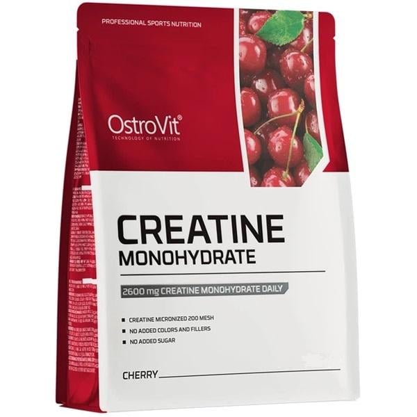 Креатин моногидрат OstroVit Creatine Monohydrate 500 г 200 порций Cherry