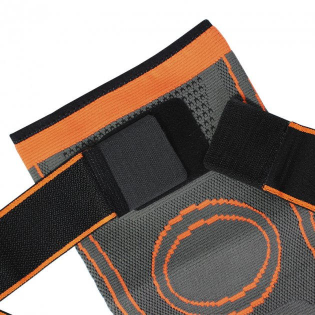 Бандаж колінного суглоба Knee Support WN-26O компресійний Orange (50a1cce9) - фото 5