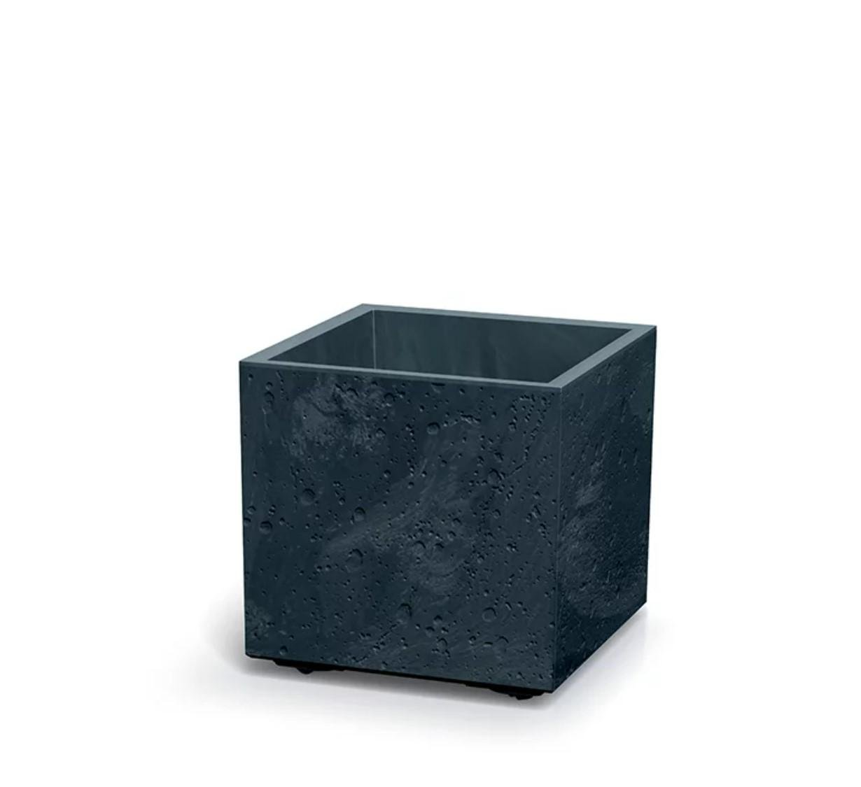 Горшок для цветов Prospeprlast на роликах Sierra Square Beton Effect 40 см Антрацитовый (DSI400E-S433)