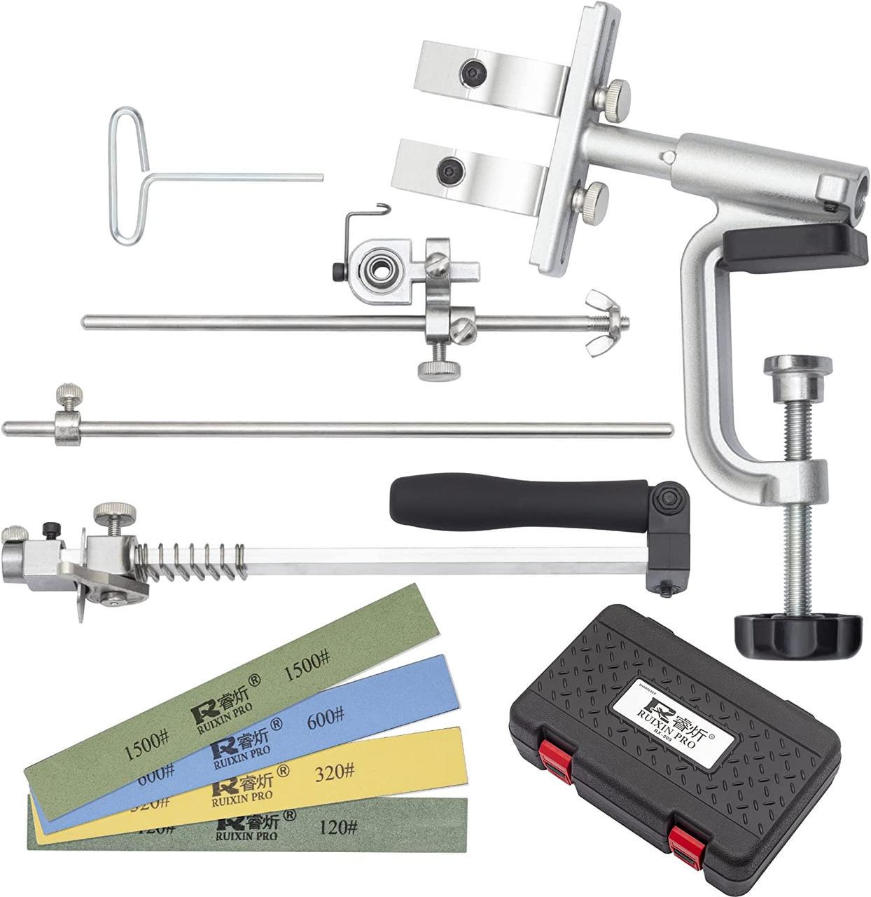 Станок для заточки ножей Ruixin PRO-V RX-009 на струбцине 360° поворотный механизм 4 камня - фото 8 Станок для заточки ножей Ruixin PRO-V RX-009 на струбцине 360° поворотный механизм 4 камня - фото 8
