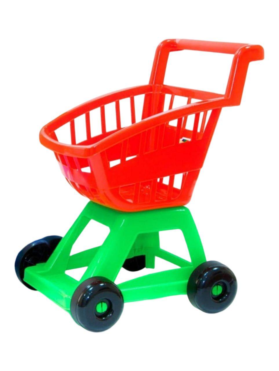 Детская тележка для супермаркета Красный (27200-1) - фото 1 Детская тележка для супермаркета Красный (27200-1) - фото 1