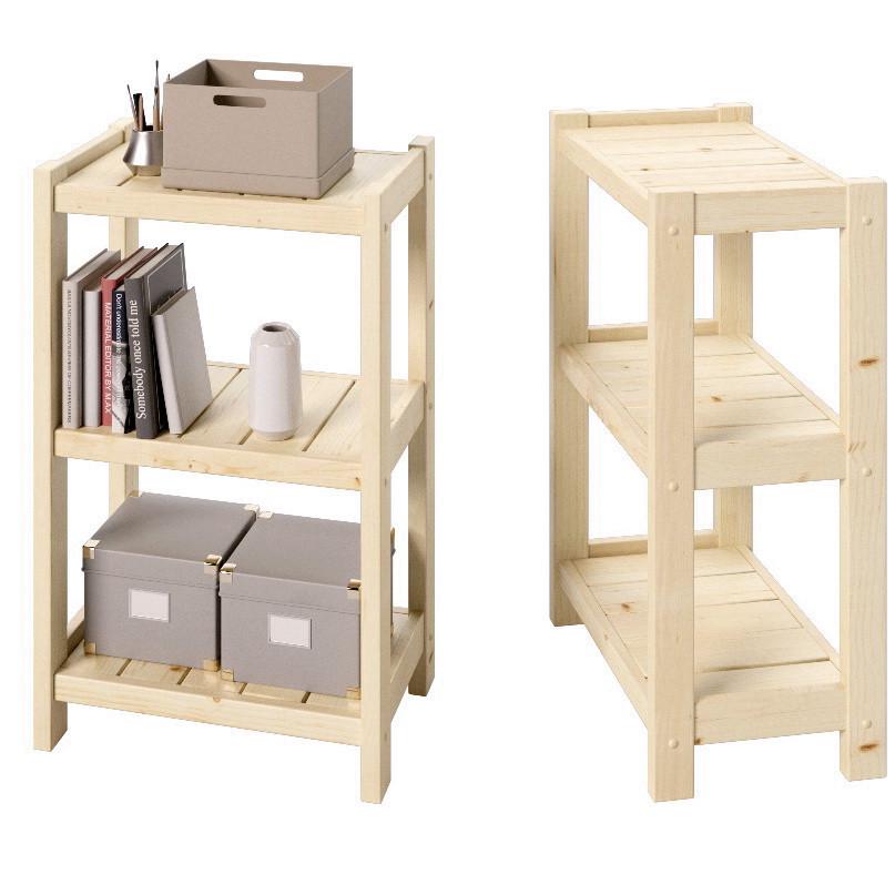 Стеллаж деревянный на 3 полки 900x400x300 мм (2490633917) - фото 8