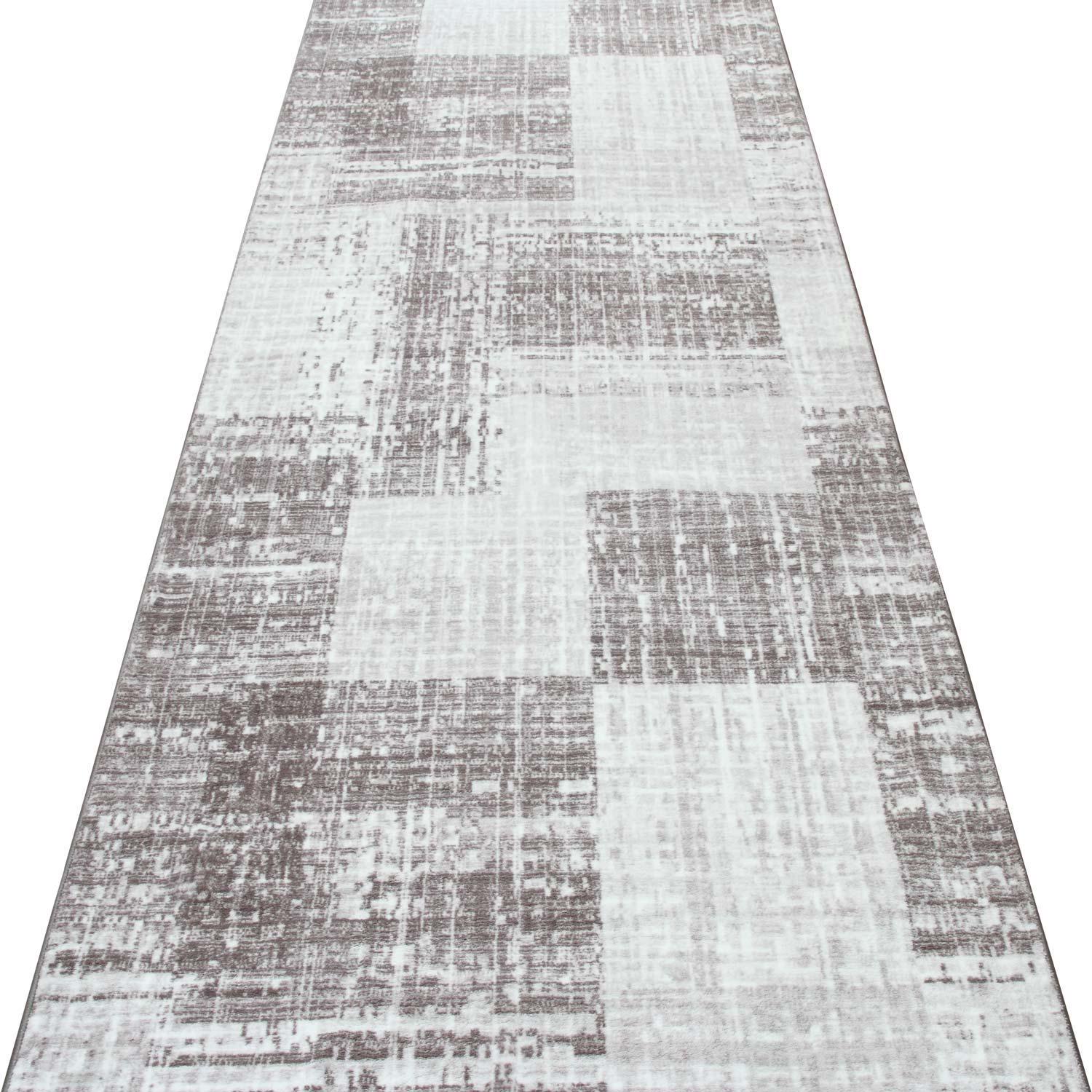 Килим з низьким ворсом на гумовій основі DAKARIA EPIC RUN 22091220320-p13 0,8x2,5 м Сірий (00-00020819) - фото 2