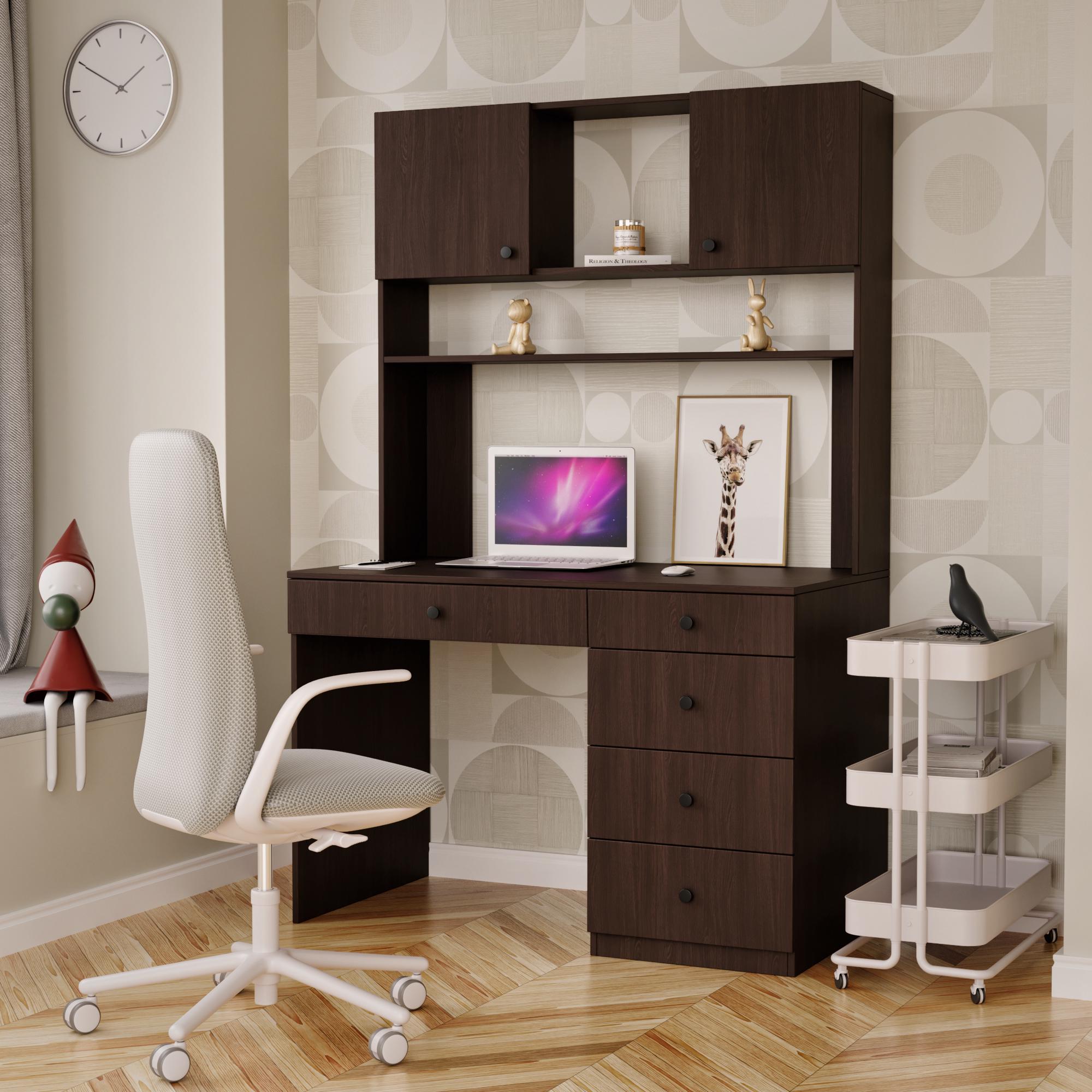 Письмовий стіл СП-сингл 1830х1200х650 мм Венге - фото 1 Письмовий стіл СП-сингл 1830х1200х650 мм Венге - фото 1