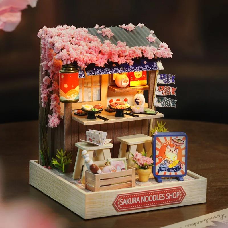 Румбокс 3D DIY Sakura noodles shop (QT-041) - фото 2