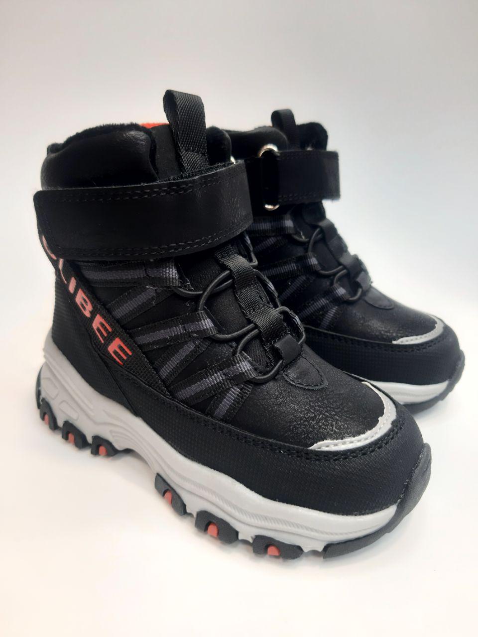 Черевики зимові Clibee для хлопчика р. 30 19,6 см Чорний (360 bl-red) - фото 5 Черевики зимові Clibee для хлопчика р. 30 19,6 см Чорний (360 bl-red) - фото 5