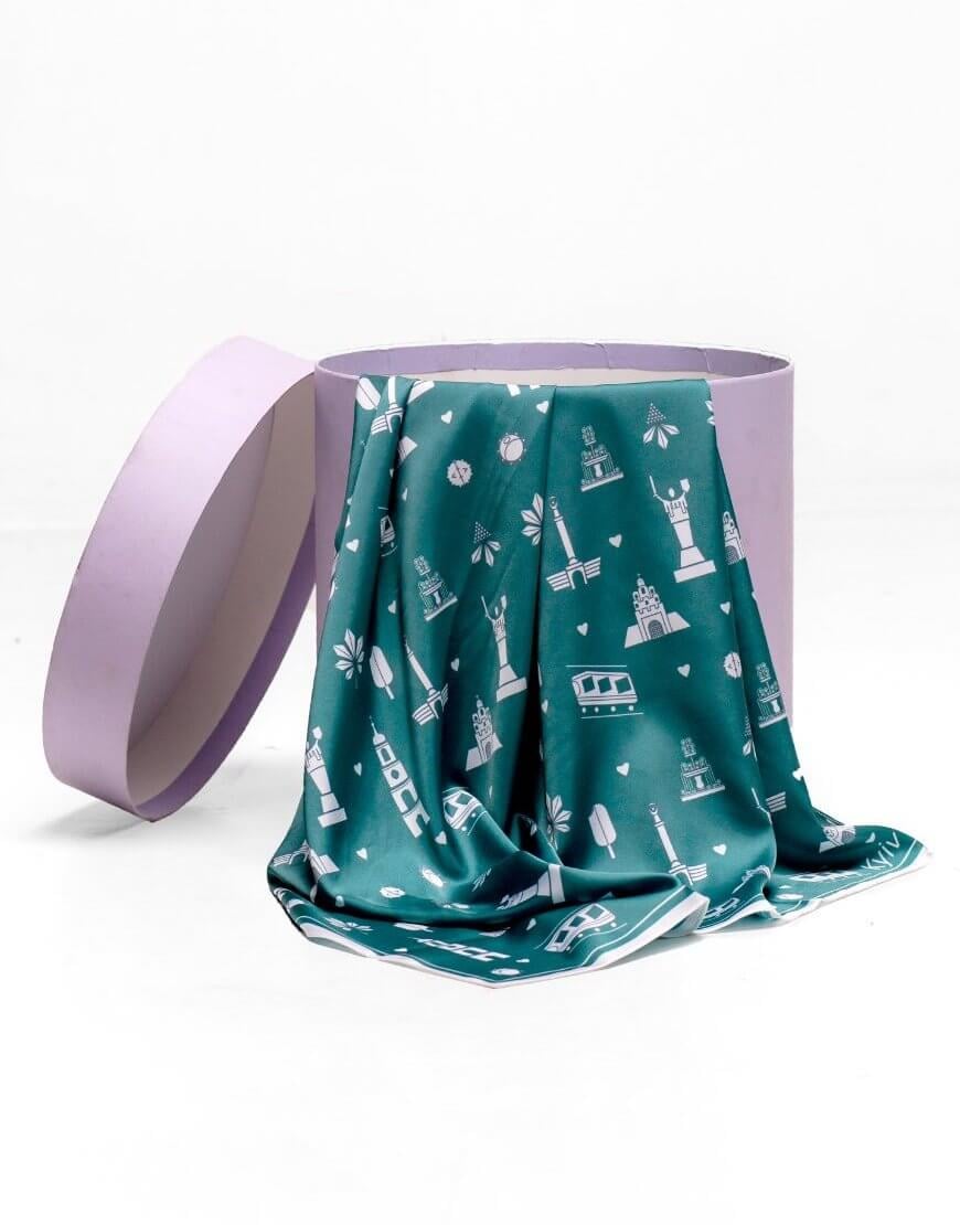 Хустинка Київ SOFT25 зелена One size