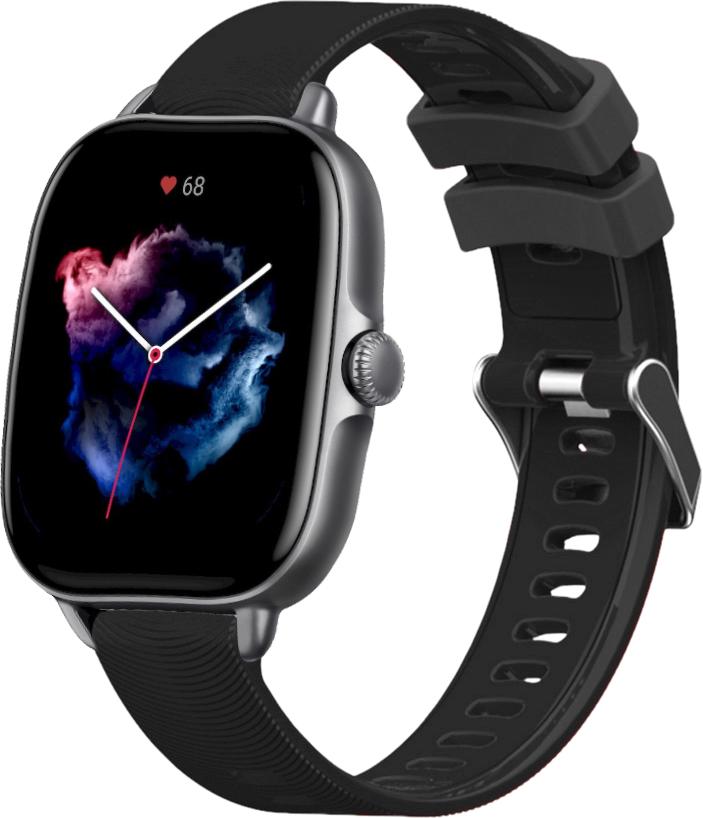 Ремешок Bend для Amazfit GTS 3 Black (25232-2B)
