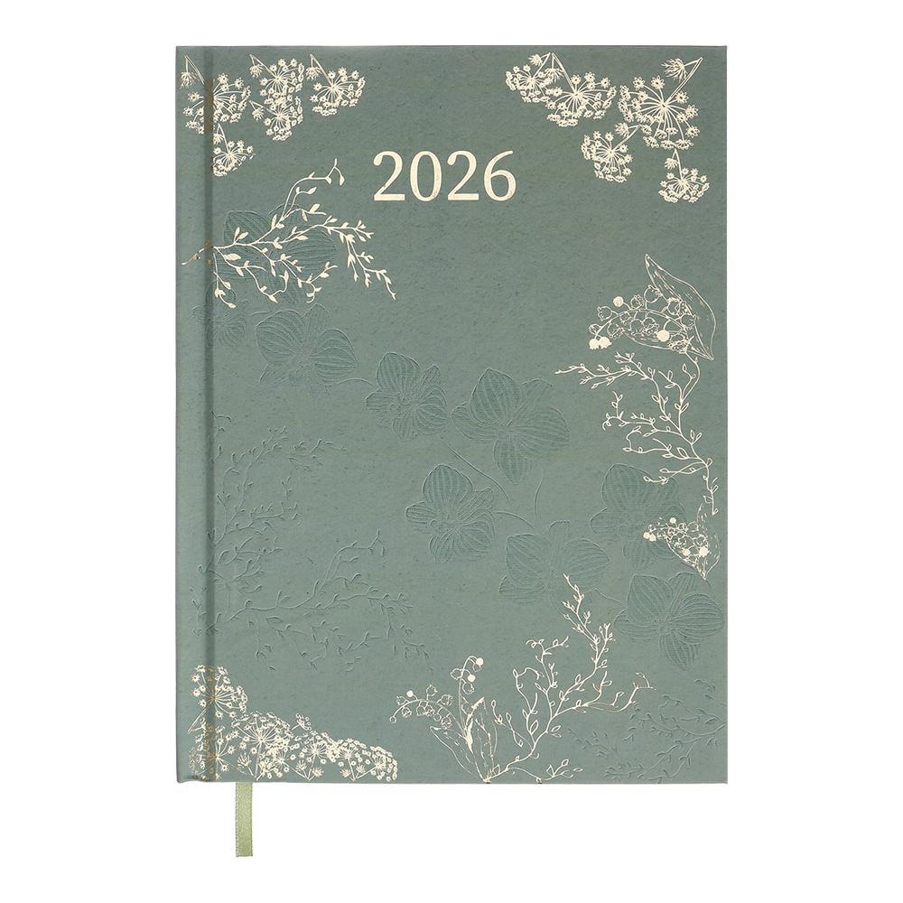 Дневник датированный 2026 Buromax Fantastic A5 336 стр. Оливковый (BM.21161-36)