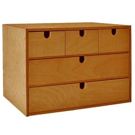 Мини-комод из дерева Кангар Сиена (МНК-000605)