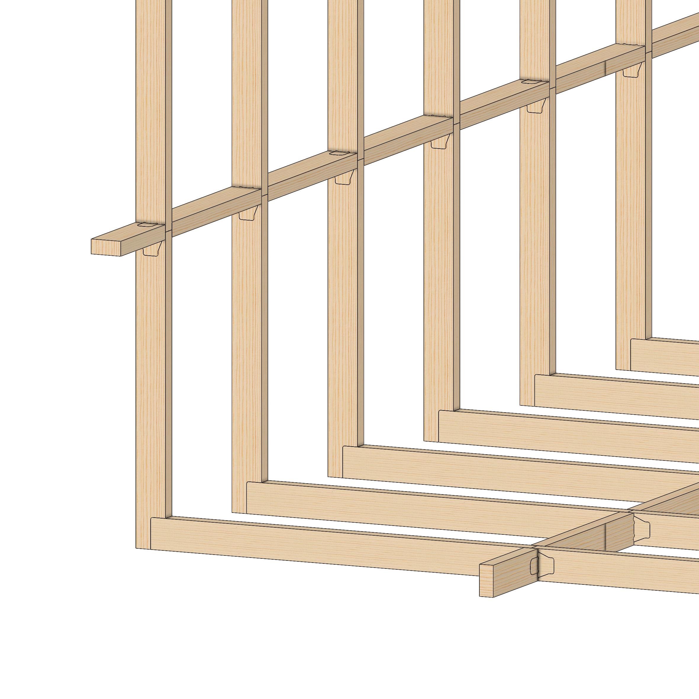 Модульний будинок Freewood Kit 90WF конструктор каркасу S 12 м2 (FFW KIT90WF) - фото 4