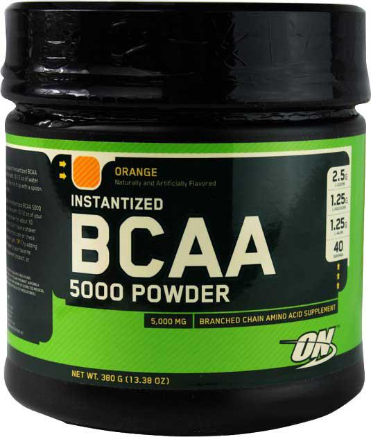 Амінокислоти Optimum Nutrition BCAA 5000 Powder 380 г Апельсин