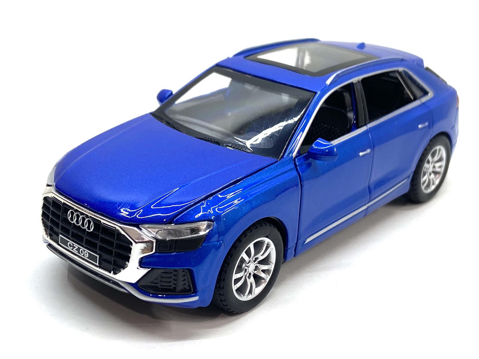 Машинка металлическая TK Union Group Audi Q8 1:32 свет/звук/открывающаяся дверь Синий (GT-08198)