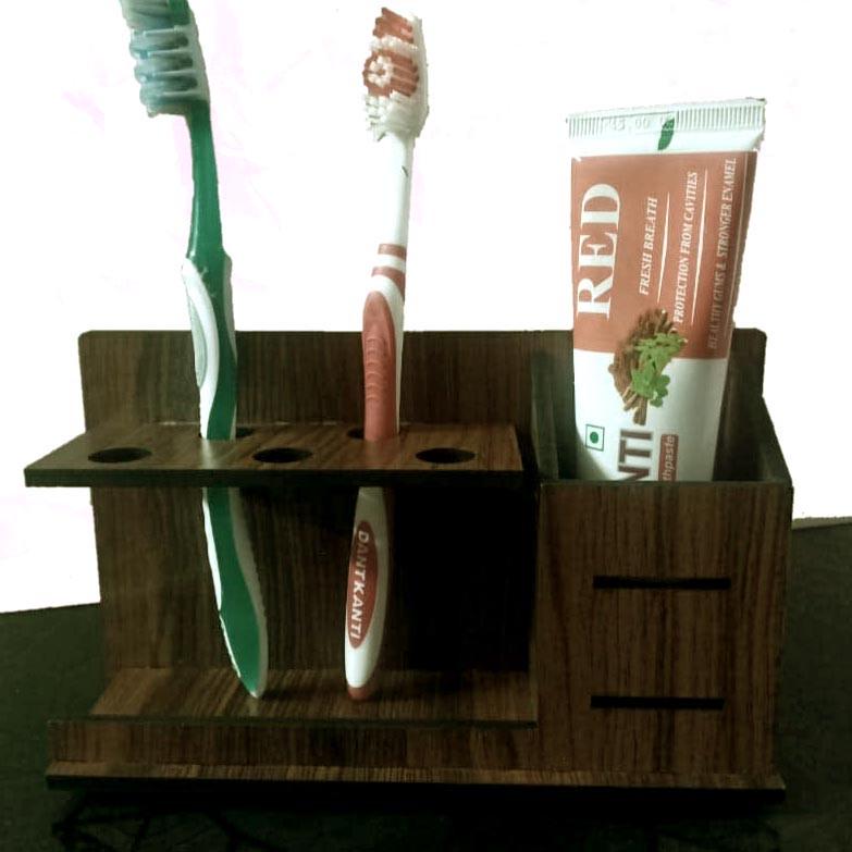Органайзер для зубных щеток из дерева Таурит Капучино (ОЗЩ-002009)