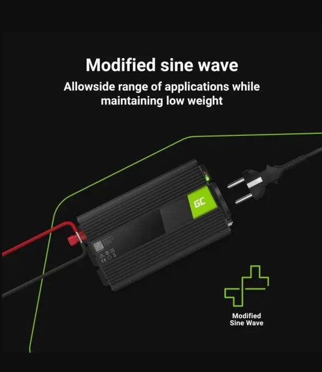 Инвертор Green Cell INV04DE 24-220 В 500/1000 Вт (5099) - фото 6 Инвертор Green Cell INV04DE 24-220 В 500/1000 Вт (5099) - фото 6